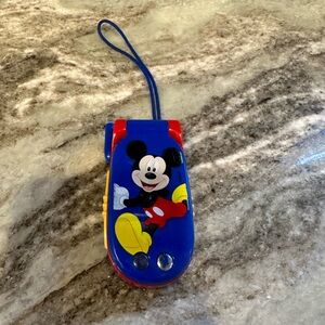 Mickey Mouse Blue and Red Flip Phone Toy